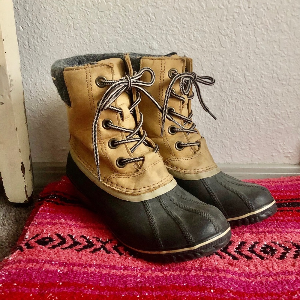 Women’s 9 Sorel Slimpack II Duck Boot Waterproof